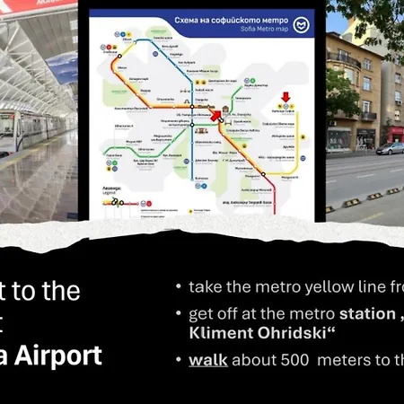 Апартамент Modern 4 Min Walk From Alexander Nevski София
